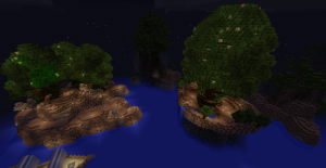 The Darkshard Islands is a survival map made by TERanger and Emmixtepyro. Your goal is to find lost pages in dungeons, and bring them back in order to unlock the mysteries of the monsters that you will encounter. This map includes custom loot, mobs, dungeons, potions, spawners, and shops. Fair warning: This map is very hard. Completing the goal will take skill, luck and tenacity. We would highly suggest exploring all around, because there is lots of powerful loot that will make combat much easier. Good luck, and have fun!